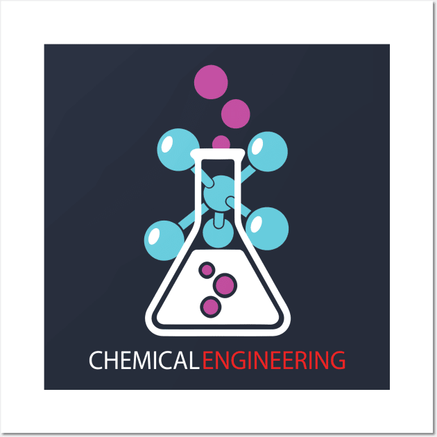 chemical engineering chemist engineer Wall Art by PrisDesign99